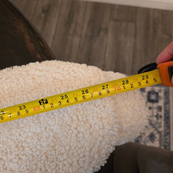 Wild Fable Cream Sherpa Zip-Up Jacket | XS/S Cozy Teddy Fleece Coat - Picture 14 of 14